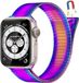 By Qubix - Magnetische stalen band voor Apple Watch 44mm / 45mm / 46mm / 49mm - Multicolor