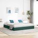 Prolenta Maison Exclusive Lit Ottoman de luxe, couleur vert foncé, dimensions 180 x 200 cm, revêtement en velours
