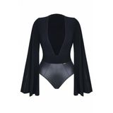 Demoniq Zwarte bodysuit XL