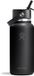 Hydro Flask Wide Mouth Flex Straw Cap Drinkfles (946 ml) - Black