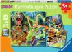 Ravensburger Scooby Doo Legpuzzel - 3x49 Stukjes