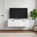 Maison Exclusive - Meuble TV, blanc, 98 x 41 x 30 cm, panneau de particules