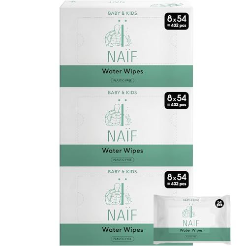 NAÏF Plasticvrije Water Billendoekjes - 24 stuks