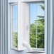 Joint de fenêtre pour climatiseur - Unité mobile - Refroidissement efficace - Étanche et coupe-vent - 300 cm - Blanc