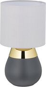 Relaxdays tafellamp touch - nachtlampje - schemerlamp - dimbaar - touch lamp - E14 fitting goud