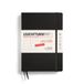 LEUCHTTURM1917 370625 weekkalender 2025, medium A5 hardcover - 18-maanden-planner, 80 g, gelinieerd - zwart