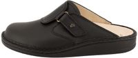 Finn Comfort Venedig Clogs Zwart Leer Unisex Maat 43