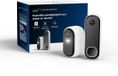 Arlo Essential3 SET - Set de sécurité pour extérieur et porte d'entrée, 1 caméra (2K) et 1 sonnette (HD)