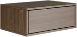 Selsey Framme – Hangend nachtkastje met lade, walnoot houtlook, 50 cm
