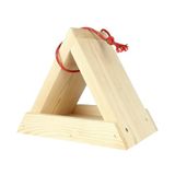 IDEA HOME IH Mini Vogelvoederhuisje, doe-het-zelf voederhuis voor vogels, vogelhuisje voor vogelvoer, voederhuis, vogelvoederstation, hout
