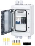 Parafoudre - Interrupteur sectionneur PV DC - Protection contre la foudre - Disjoncteur - 1000 VDC 2 pôles - 40 A