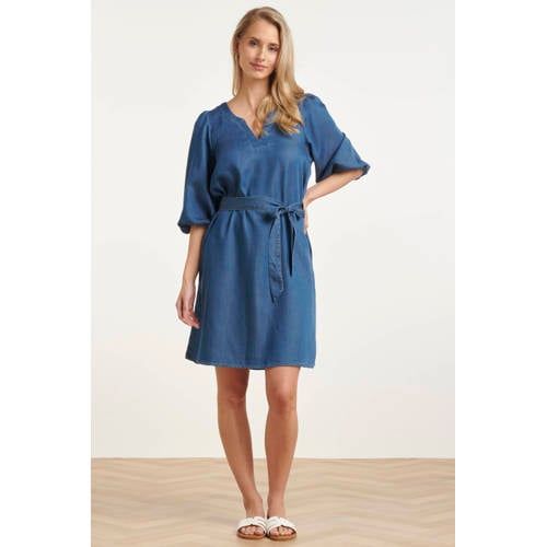 Smashed Lemon Blue Short Dress
