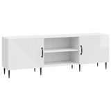 vidaXL TV-kast 150 x 31 x 50 cm Hoogglans Wit Bewerkt hout