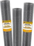Aquagart 10m x 1m volièregaas, draadgaas, gelast draadgaas, woelmuisgaas, draadnet