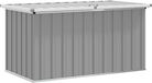 vidaXL Tuinbox 129x67x65 cm grijs