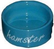 Merkloos / Sans marque Gebr. de Boon Eetbak Steen Hamster Blauw 6 cm