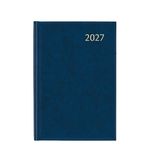 Aurora Universe Florence weekagenda met uurindeling 2027 blauw (1 week per 2 pagina's) 6-talig
