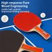 Double Fish 036A Lot de 2 raquettes de ping-pong d’entraînement pour débutants avec 3 balles