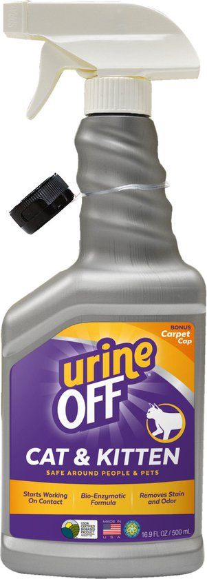 Urine Off Kat - Kitten Urine Vlek en Geurverwijderaar - 500ml