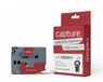 Capture CA-TZES211 labelprinter-tape Zwart op wit