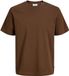 Jack & Jones T-shirt Heren Regular Fit Bruin Maat XL