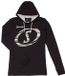 Spalding Dames Fast Lange Mouw Shirt Met Kap Zwart/Grijs/Print/Multikleurig Katoen/Elastaan XXL