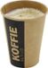 IEZZY disposables Beker Altijd Koffie 250ml Bruin Karton - 20 stuks