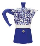Bialetti Dolce&Gabbana Moka Express 6 kopjes Blauw, Wit