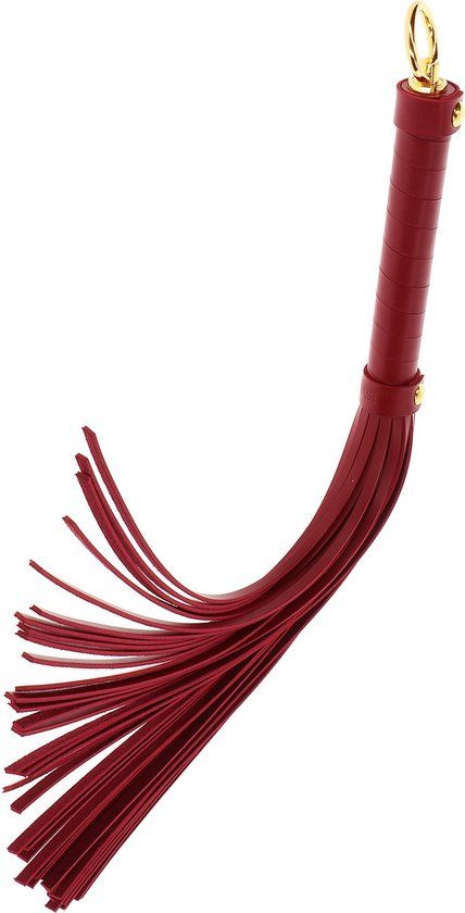 TABOOM Zweep maat L - Rood - Imitatieleer - 470 mm
