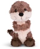 Zachte Nici Zachte Knuffel Otter Oda 25 Cm Bruin