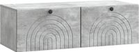 vidaXL Wandmontage TV-kast Betongrijs 99 x 41 x 30 cm Bewerkt hout