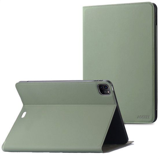 Accezz Classic Tablet Case voor de Apple iPad Pro 12.9 (2020/2021/2022) - Groen