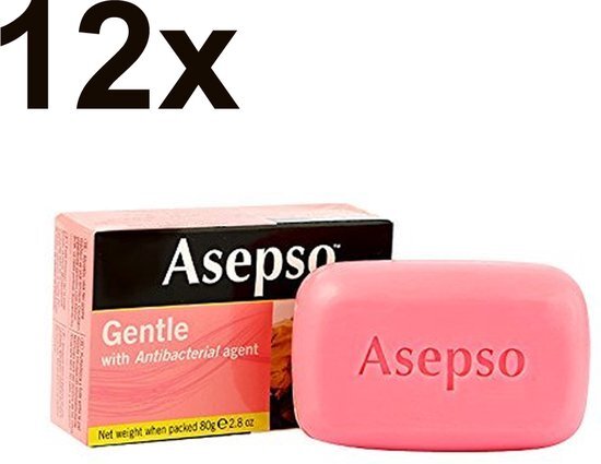 Asepso antibacterial zeep 80 gr