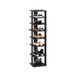 Furinno Compacte 8-Tier Verticale Ruimtebesparende Vrijstaande Schoentoren, Schoenenrek voor Kastingang, Espresso