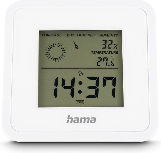 Hama Borneo Thermometer en hygrometer - Digitaal - Wit