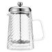 Café Olé Rotolo 8 kopjes cafetière, dubbelwandig geïsoleerd, glas en roestvrij staal