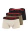HUGO Boxershorts lichtbeige / rood / zwart