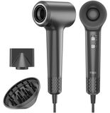 Merkloos Haardroger - Borstelloze motor - 110.000 omw/min - 200 miljoen negatieve ionen - 57 dB