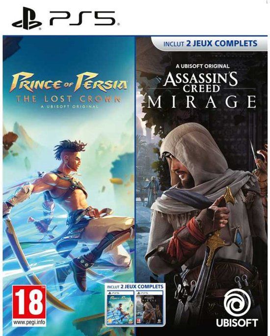 Ubisoft – PS5 Dubbelpack – Prince of Persia Lost Crown – Assassin’s Creed Mirage