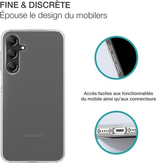 Bigben Connected, Flexibel SiliSoft Anti-Vergeling Hoesje voor Samsung Galaxy A16 4G / 5G, Transparant