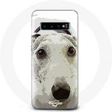 Maniacase Etui voor Samsung Galaxy S10 Plus Greyhound Hondenrace