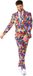 OppoSuits Sesame Street™ Heren Pak - Carnavalskleding - Inclusief Pantalon, Blazer en Stropdas - Multi Color - Maat: EU 54