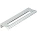 Fosun Poignée Aluminium Ajourée - Argent - 96 Mm