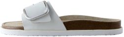 Next - Dames - Sandalen met enkele bandjes en voetbed - Wit