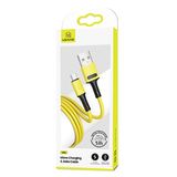 Usams Kabel U52 Microusb 2A Sneloplading 1M Geel/Geel Sj435Usb03 (Us-Sj435)