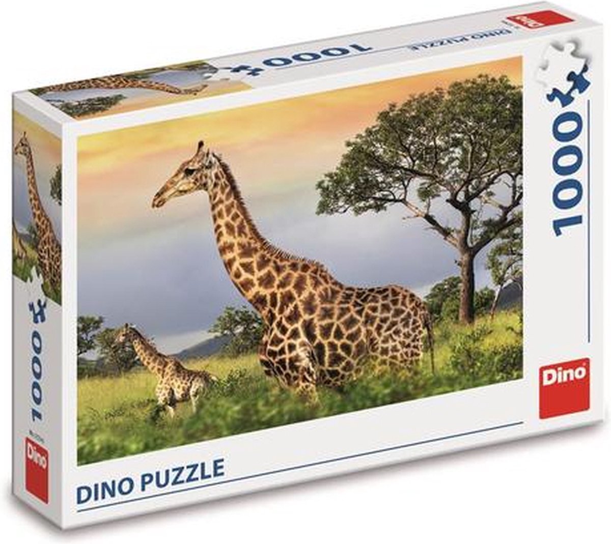 Dino Toys Dino Puzzel Giraffenfamilie 1000 stukjes