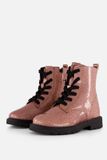 Kipling Ella Veterboots Roze Imitatieleer - Maat 34