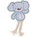 HKM 10234024 patches, stof, blauw/beige, 103 mm