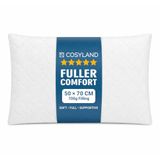COSYLAND Gewatteerd hoofdkussen 50 x 70 cm, 2 stuks, in hoogte verstelbaar bedkussen met rits, 7D-vezelvulling, zachte gewatteerde hoes, ondersteunend slaapkussen met wasbare hoes
