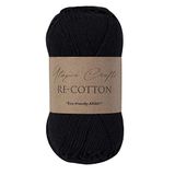 Utopia Crafts Re-Cotton Breigaren, 100g (zwart)